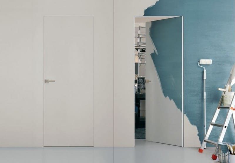 Особенности установки скрытых дверей в гипсокартонные стены