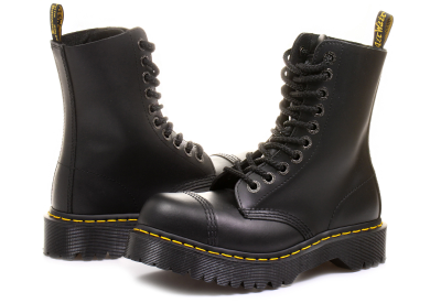 DR MARTENS 1490 BLACK FINE HAIRCELL