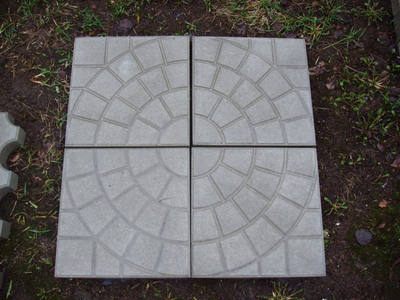 Тротуарная плитка "ромашка гладкая"