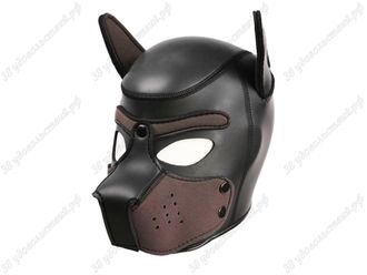 Неопреновая маска собаки Коричневый