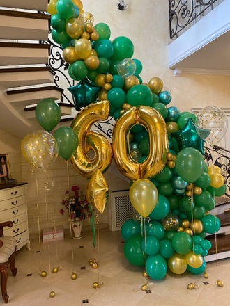 ФОТОЗОНА ИЗ ШАРОВ "ЮБИЛЕЙ"