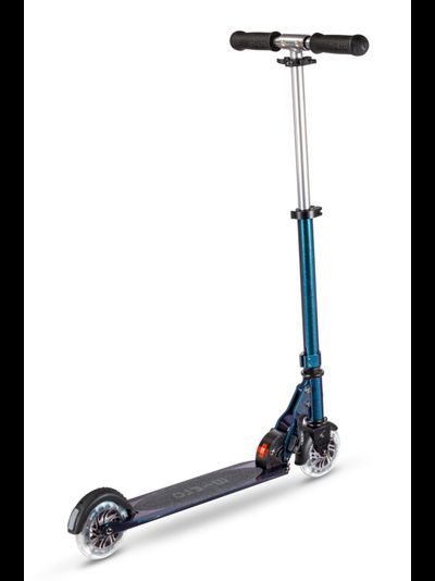 Самокат Micro Sprite жемчужно-зелёный LED