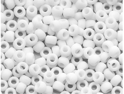Бисер Toho 15/0 0041F Opaque-Frosted White / Матовый непрозрачный белый