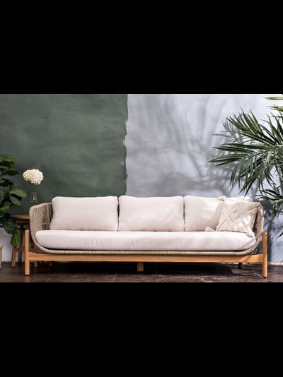 Диван из тика трехместный Talara