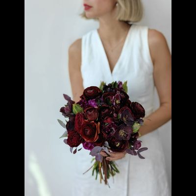 Букет невесты &amp; Бутоньерка № 1300