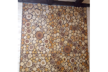 Панно из спилов дерева разных пород. Работа splcenter.com