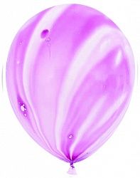 Шар (12&#039;&#039;/30 см) Фиолетовый, агат, 50 шт.
