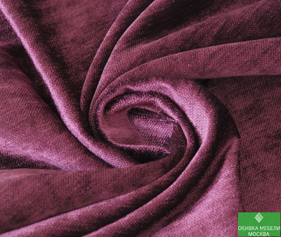 Однотонная ткань шенилл
