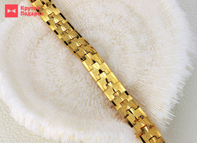 позолоченный браслет
