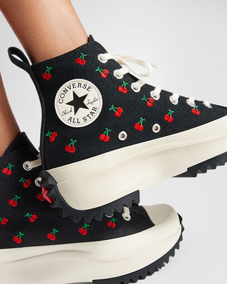 Кеды Converse Run Star Hike Platform Cherries