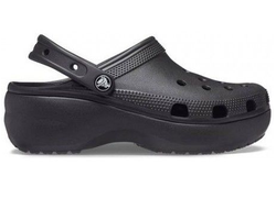 CROCS CLASSIC PLATFORM CLOG W ЧЕРНЫЕ