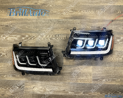 Фары Land Cruiser 100 2005-2007 в стиле 300 LED
