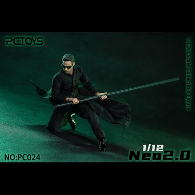 Нео (Киану Ривз, "Матрица") - КОЛЛЕКЦИОННАЯ ФИГУРКА 1/12 Neo 2.0 (PC024) - PCTOYS