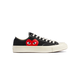 Кеды Converse Comme des Garçons Play черные с сердечком