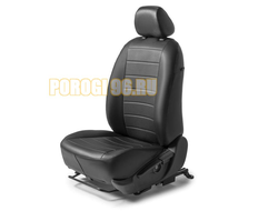 Чехлы экокожа RIVAL задняя спинка 40/60, рисунок Строчка для Lada Xray Cross хэтчбек 2018-