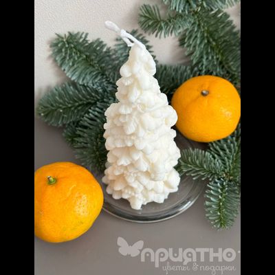 НОВОГОДНЯЯ СВЕЧА "ЁЛКА РОЖДЕСТВО"