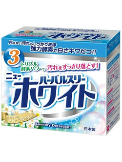 Mitsuei White Стиральный порошок с отбеливателем и ферментами коробка 800г