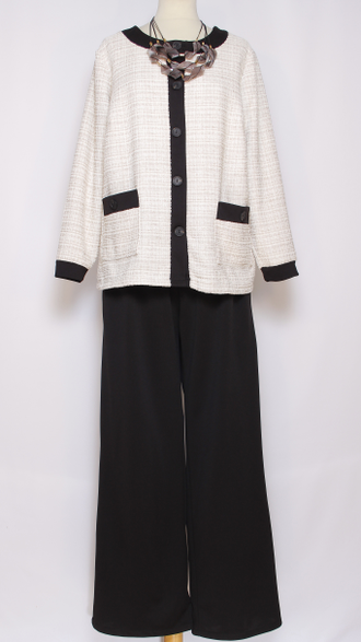 КОСТЮМ БРЮЧНЫЙ "Твид" бежевый р.54,56