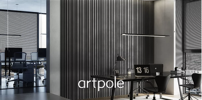 Гипсовая панель BARCODE BIG + LED артикул D-0009