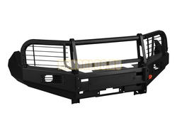 Передний силовой бампер серии Трофи на Nissan Navara III (D40 STX) 2010-2015 (02.048.03)