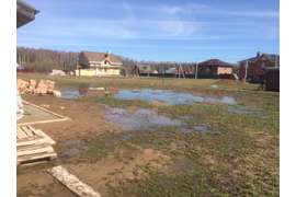 Дренаж участка при высоком УГВ