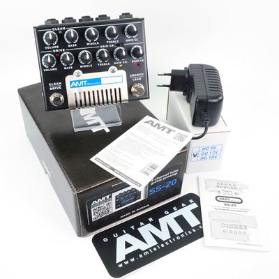 AMT SS-20 - трёхканальный ламповый гитарный предусилитель [БП в комплекте!]