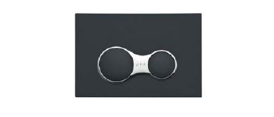 VitrA Панель смыва Sirius, цвет черный, для инсталляций, 740-0411