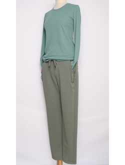 БРЮКИ ТРИКОТАЖНЫЕ "КОЛЬЦО" оливковый