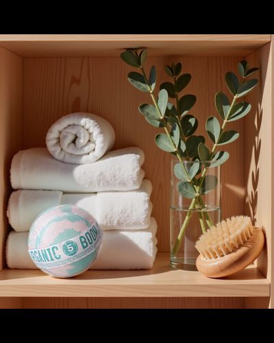 Бомбочка для ванны ORGANIC BOOM Bubble tea