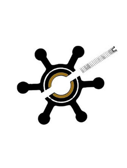 Импеллер помпы охлаждения двигателя Ancor 2048 Ø40мм под палец из чёрного неопрена