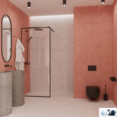 Унитаз Creavit Free FE322-11SM00E-0000 Black подвесной, черный. Безободковый смыв, матовая поверхность