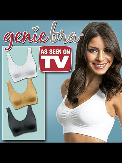 3 бюстгальтера двухслойных Джини Бра (Genie Bra) со вставками