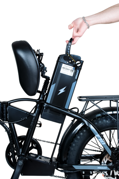 Электровелосипед Minako F10 PRO 20 (чёрный)