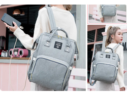 Сумки-рюкзаки для мам LeQueen с USB