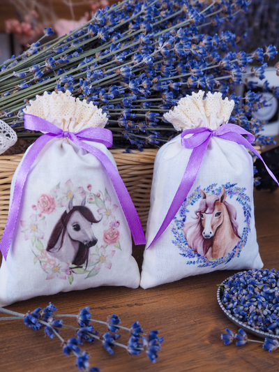 Подарочный набор ароматических лавандовых саше «Мистер Иго-го и Леди Зорька"