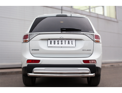 Защита заднего бампера d63 (дуга) d42 (дуга) MITSUBISHI OUTLANDER 2014-2015