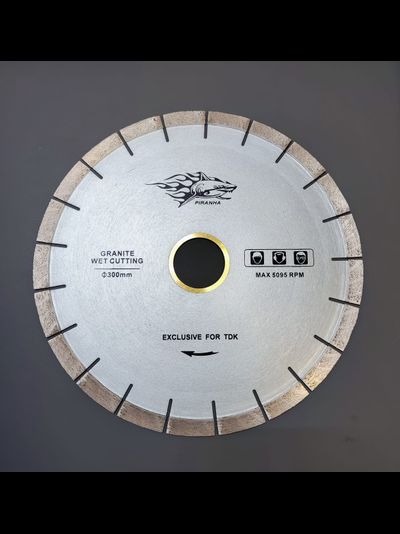 Отрезной диск по граниту Пиранья D300mm,60/50mm(бесшумный)