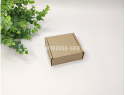 Коробка с откидной крышкой 80*80*30 мм БУРЫЙ