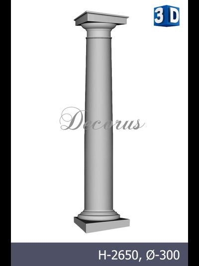 KLN-300-1 для декора интерьера и фасада диаметром 300 мм