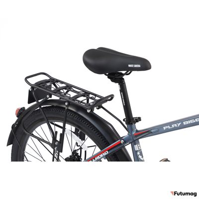 Электровелосипед WHITE SIBERIA CAMRY ALLROAD 500W матовый черный