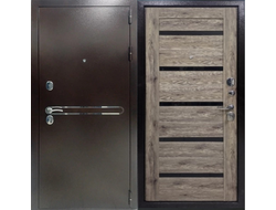 Дверь Входная - Витязь Царга Антик Медь/Рустик Пепельный №7.2