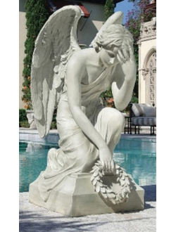 Скульптура Ангел с венком