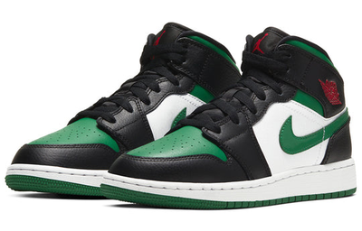 Aj1 black online pine green