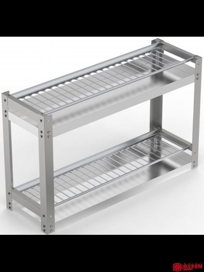 Стеллаж для сушки стаканов СКС-2/870/280/550-с