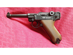 Пневматический пистолет Gletcher P-08 Luger Parabellum (Blowback) Люгер Парабеллум блоубэк Б/У СОСТОЯНИЕ НОВОГО!!! ПРОДАН!!!