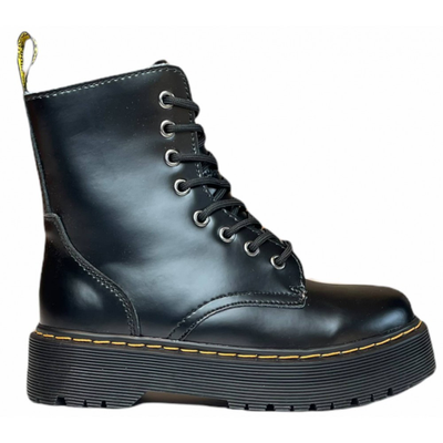 DR MARTENS 1460 JADON BLACK С ЧЕРНЫМ МЕХОМ