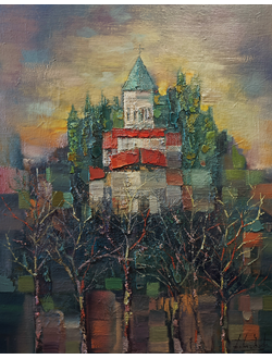 Грузия. После дождя. 2025. Холст, масло. 100х80 см.