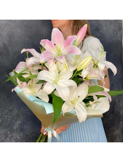 Королевские лилии белые 5шт