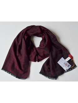 Итальянский платок из хлопка Vizio Италия F 11 бордовый фото