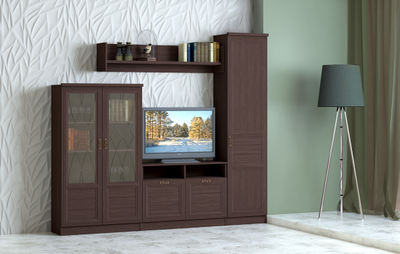 Модульная Гостиная Лира дуб нортон темный